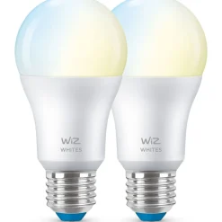LED-älypolttimo WiZ Wi-Fi 2700-6500K 8W E27 2kpl