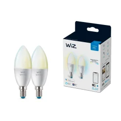 LED-älypolttimo WiZ Wi-Fi 5W E14 2700-6500K 2kpl