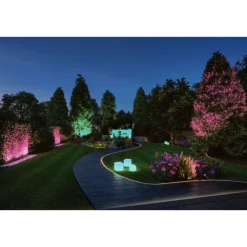 LED-Maavalaisin Paulmann Plug & Shine upotettava RGBW