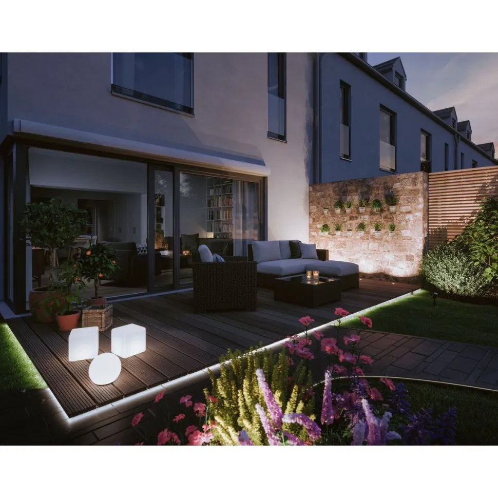 LED-Maavalaisin Paulmann Plug & Shine upotettava RGBW