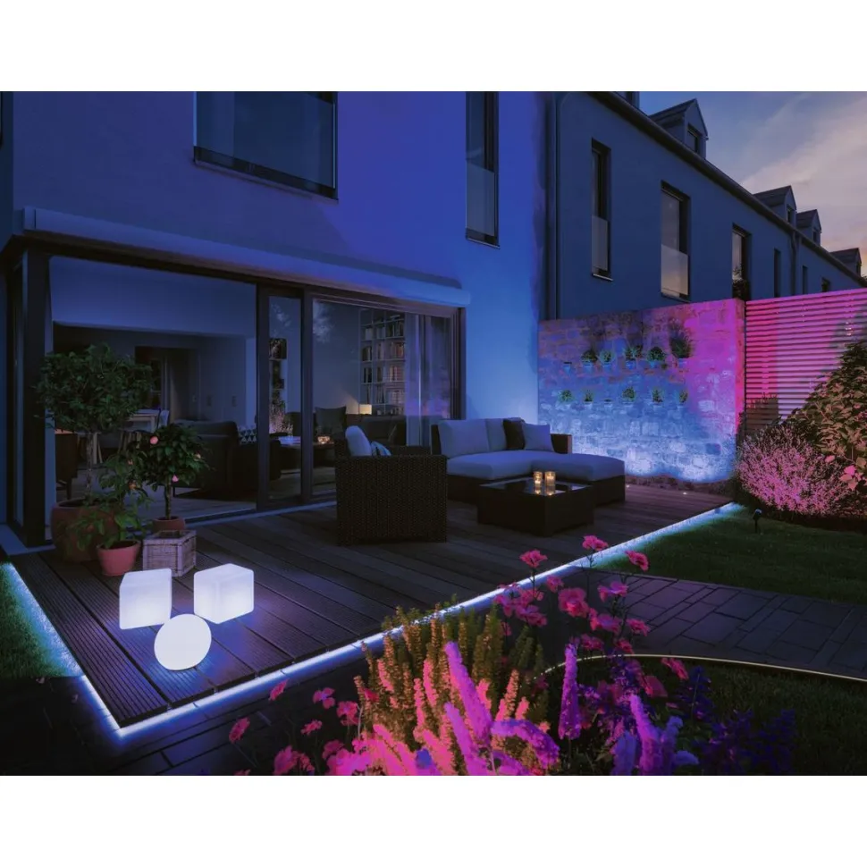 LED-Maavalaisin Paulmann Plug & Shine upotettava RGBW