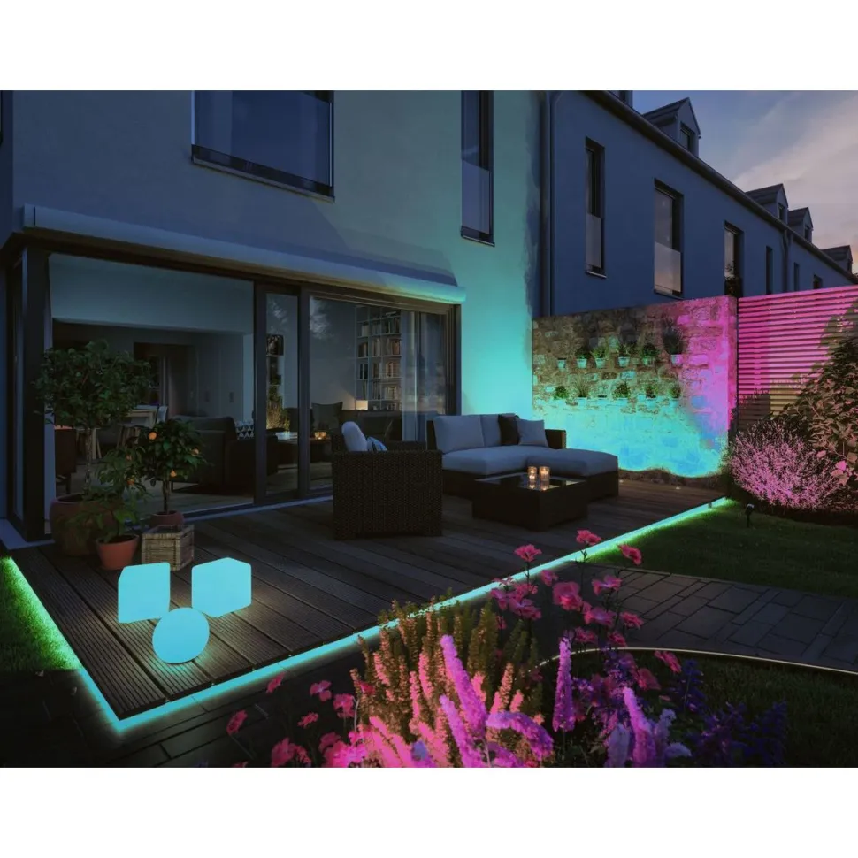 LED-Maavalaisin Paulmann Plug & Shine upotettava RGBW