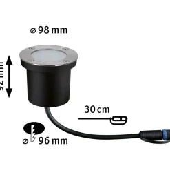LED-Maavalaisin Paulmann Plug & Shine upotettava RGBW