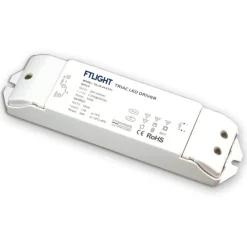 LED-muuntaja FTLIGHT 24V 36W IP20 himmennettävä TRIAC/push dimm