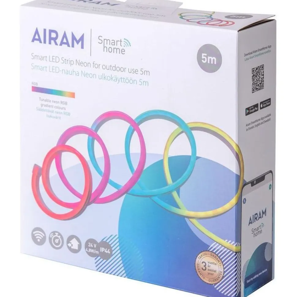 LED-nauha Airam SmartHome Led Strip Neo, RGB, 24V, IP44, 2m