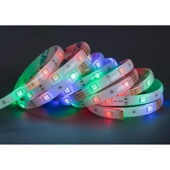 LED-nauha Heat RGB yhteensä 12W IP20 kaukosäädin himmennettävä 3m