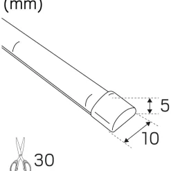 LED-nauha Hide-a-lite LEDstrip 24V Line IP67 4000K 5m