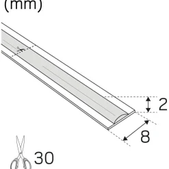 LED-nauha Hide-a-lite LEDstrip Line IP20 3000K 5m