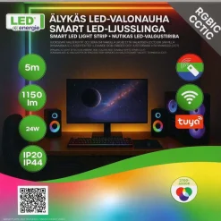 LED-nauha Led Energie, LED RGBIC+CCTIC 5M Wifi