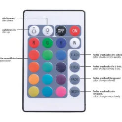 Led-nauha LeuchtenDirekt Teania RGB 5m