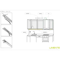 LED-nauha Limente LED-Ribbon 3000K 2m 20W valkoinen