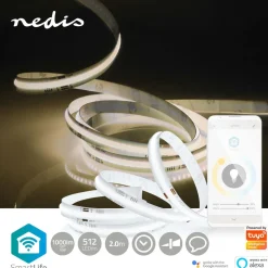 LED-Nauha Nedis SmartLife COB Wi-Fi WIFILSC20CWT, 2m