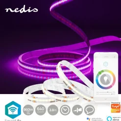 LED-Nauha Nedis SmartLife RGB Wi-Fi WIFILSC20CRGB, 2m