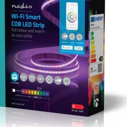 LED-Nauha Nedis SmartLife RGB Wi-Fi WIFILSC20CRGB, 2m