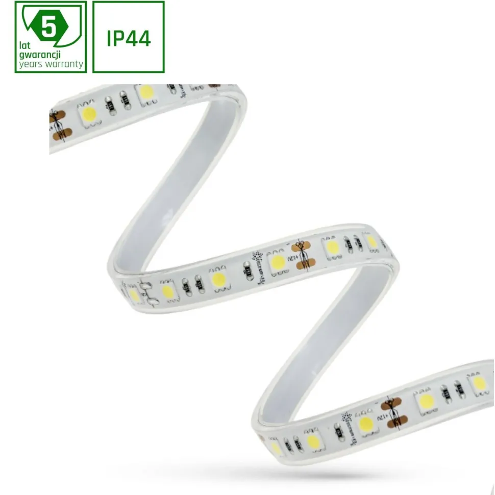 LED-nauha Spectrum 48W 5050 60LED 3000K IP44 silikonilla, 5m