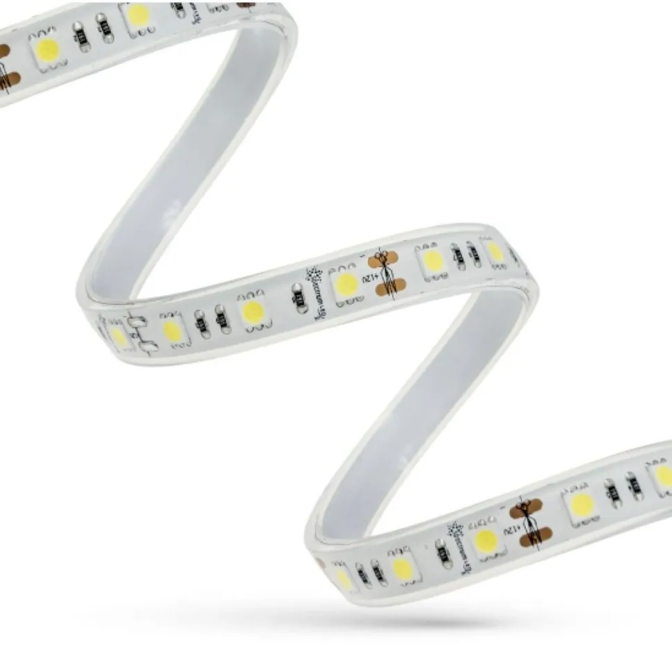 LED-nauha Spectrum 55W 5050 60LED 6000K IP44 silikonilla, 5m