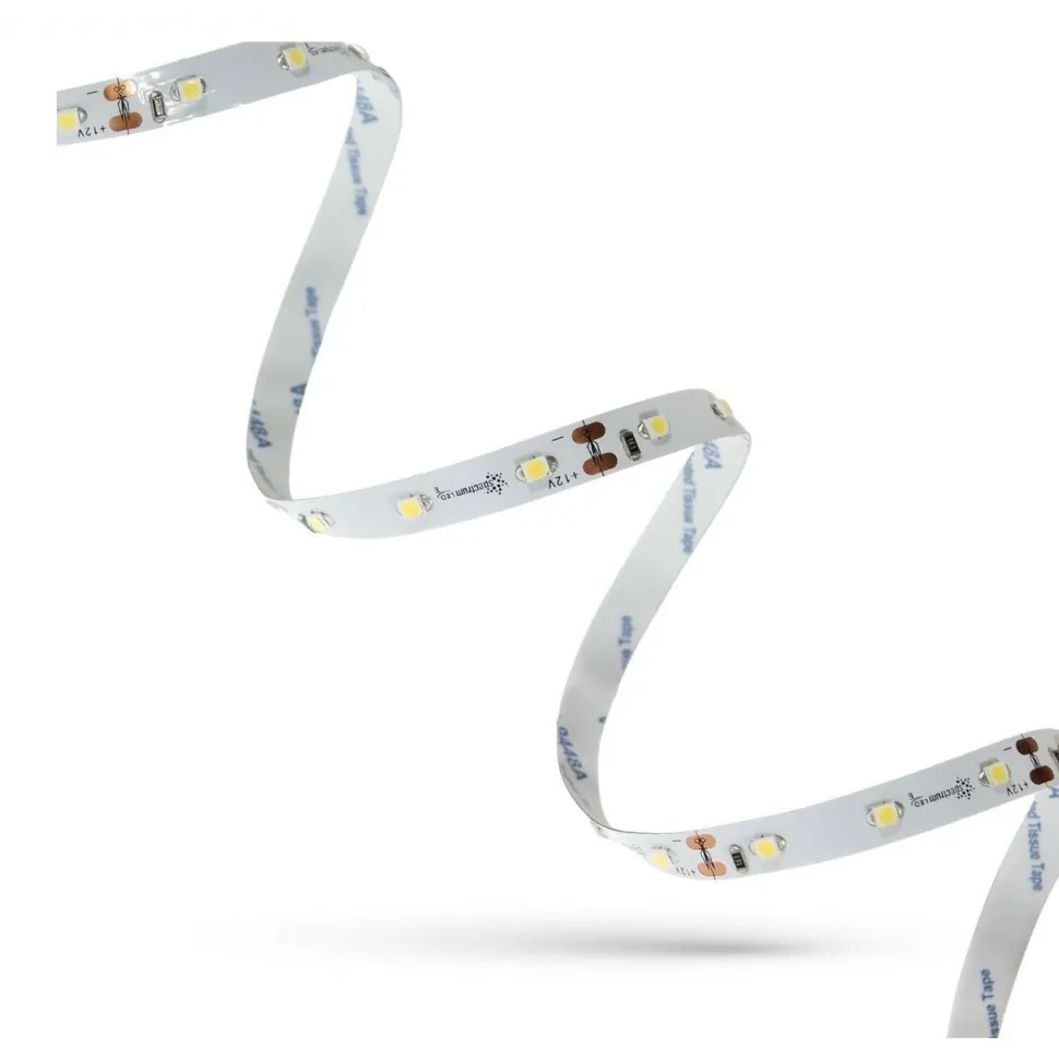 LED-nauha Spectrum 20W 3528 60LED 3000K ilman silikonia, 5m