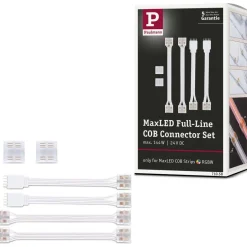 LED-nauhan liitinsarja Paulmann MaxLED COB RGBW, valkoinen/läpinäkyvä