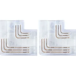 LED-nauhan liitinsarja Paulmann MaxLED Edge 90°, 2-osainen, max. 144W, RGBW