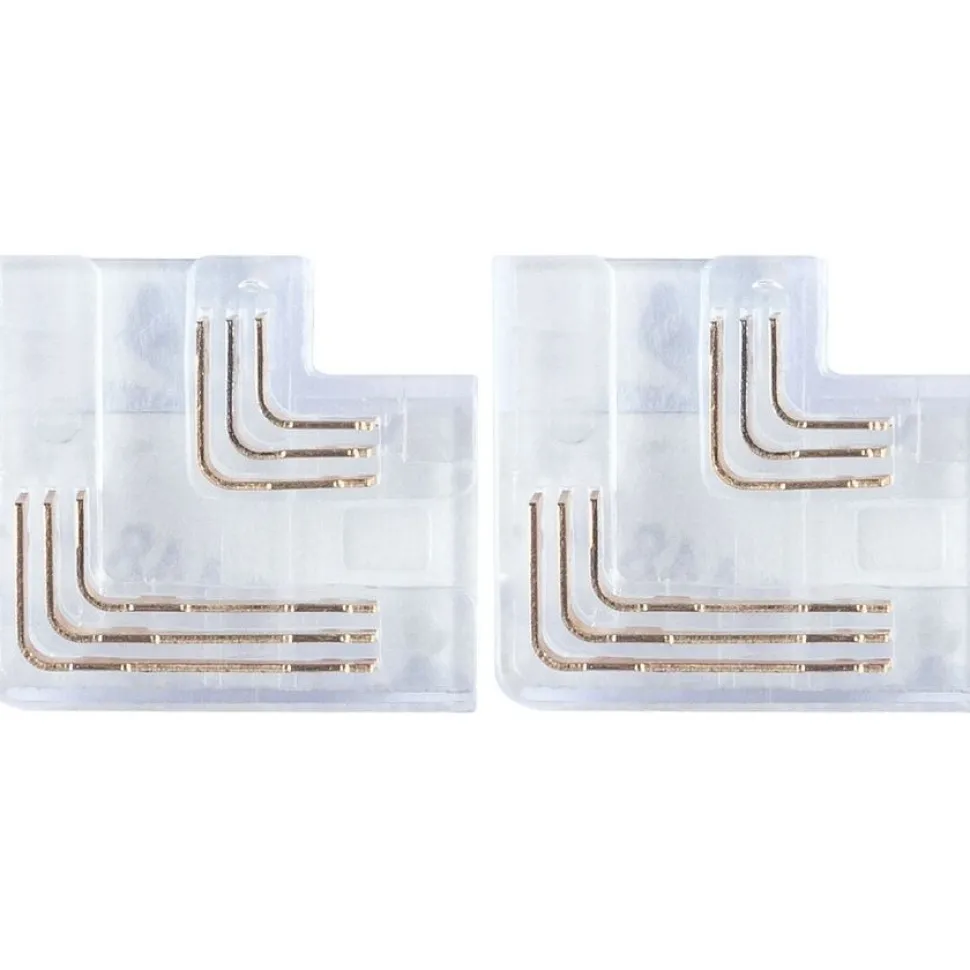 LED-nauhan liitinsarja Paulmann MaxLED Edge 90°, 2-osainen, max. 144W, RGBW