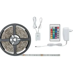 LED-Nauhasetti muuntaja + kaukosäädin Paulmann SimpLED Stripe Set 5m katkaistava RGB