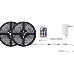 LED-Nauhasetti muuntaja + kaukosäädin Paulmann SimpLED Stripe Set 10m RGB