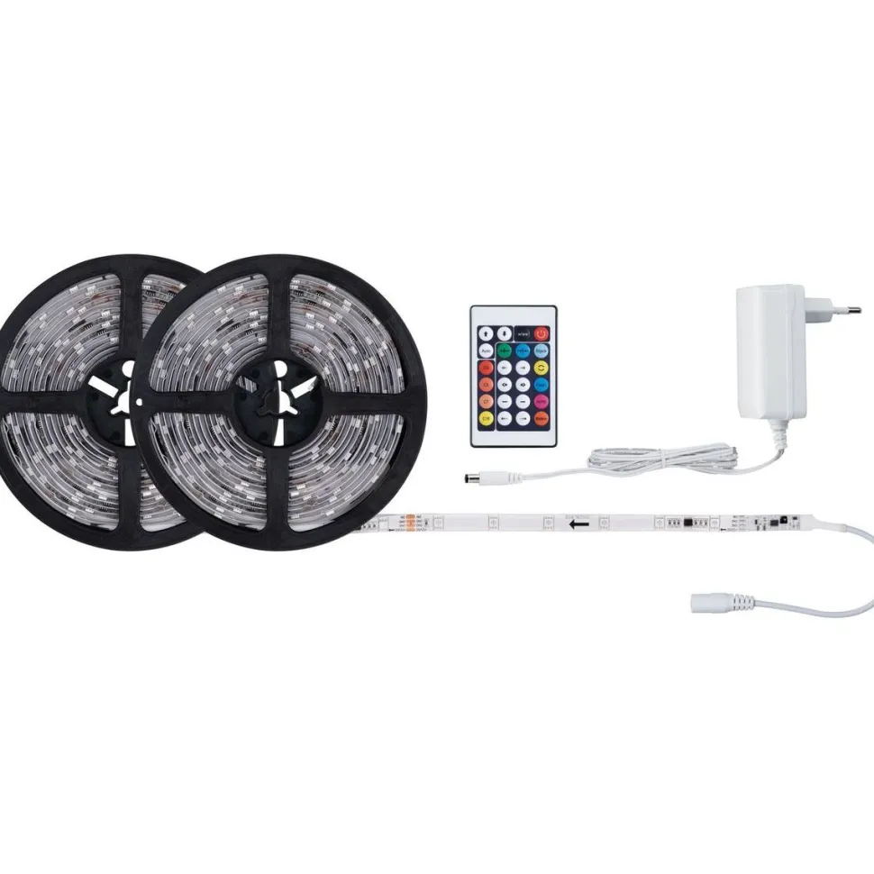 LED-Nauhasetti muuntaja + kaukosäädin Paulmann SimpLED Stripe Set 10m RGB