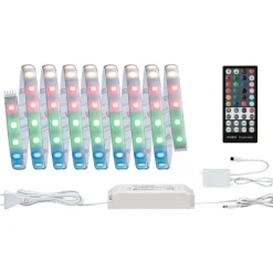 LED-Nauhasetti muuntaja + kaukosäädin Paulmann Max Basic Set 3m RGBW muovi