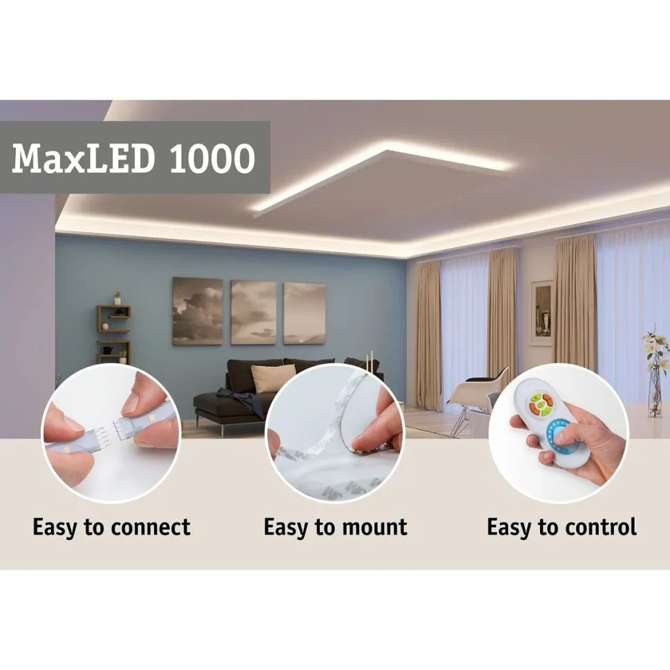 LED-Nauhasetti muuntajalla Paulmann Max 1000 Basic Set 3m 2700K