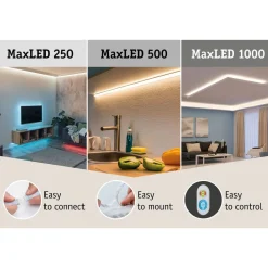 LED-Nauhasetti muuntajalla Paulmann Max 500 Basic Set 3m 2700K muovi
