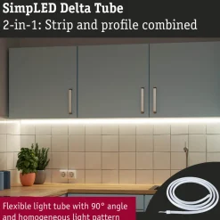 LED-nauhasetti Paulmann SimpLED Delta 1m pinnoitettu 4.5W 660 lm/m 3000K