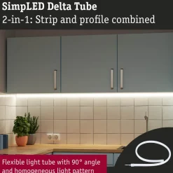 LED-nauhasetti Paulmann SimpLED Delta 1m pinnoitettu 4.5W 660 lm/m 3000K