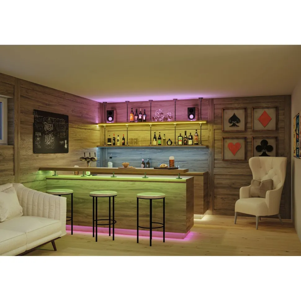 LED-nauhasetti Paulmann SimpLED Full-Line COB 5m 14.5W 140 lm/m 840 LEDiä/m RGB 24 VA