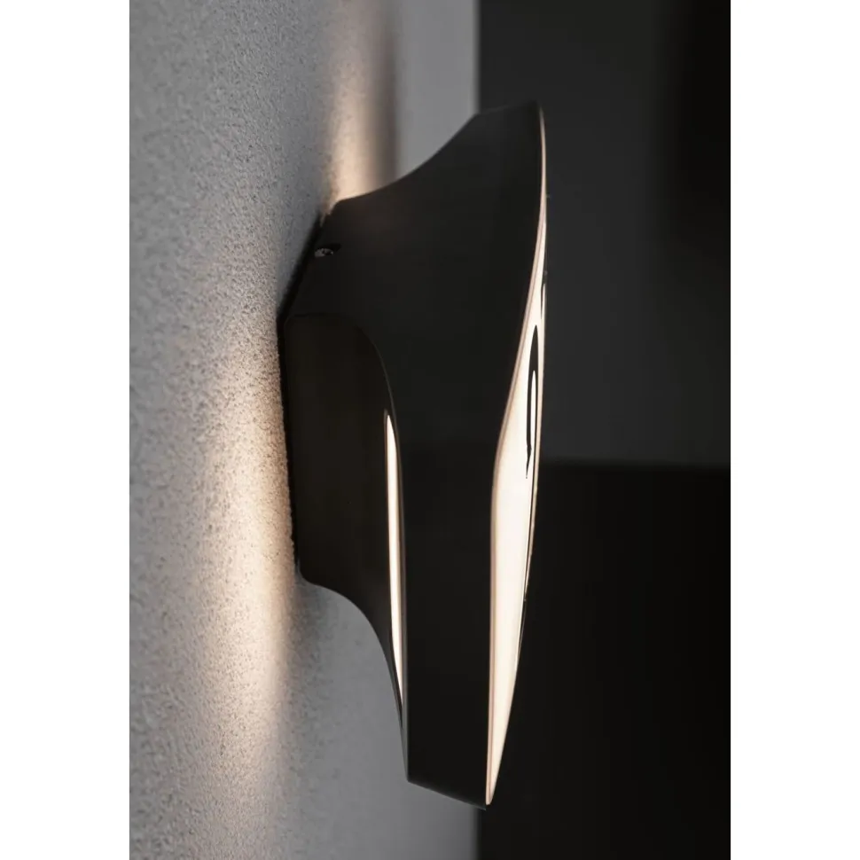 LED-numerovalaisin liike- ja hämärätunnistimella Paulmann Sheera, Smart Home Zigbee 3.0, IP44, 27.6x7.3cm, antrasiitti