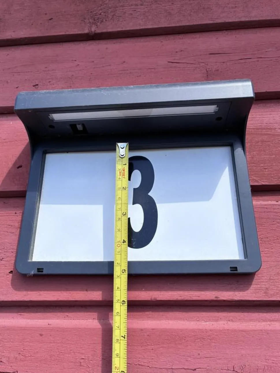 LED-numerovalaisin aurinkokennolla Paulmann Dayton II, IP44, 3000K, hämärätunnistin musta