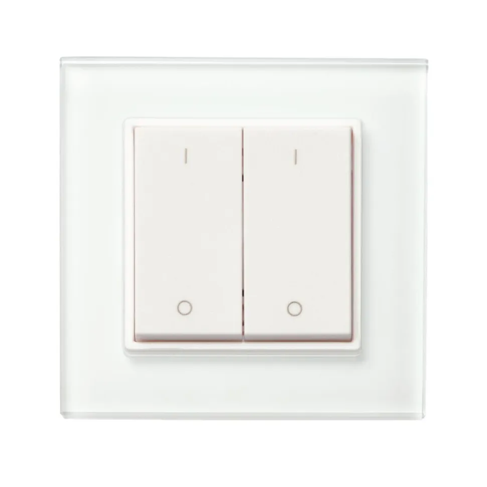 LED-painonappi-himmennin FTLIGHT Perfect 2-osainen 12-36V DC 86x86x13mm