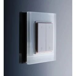 LED-painonappi-himmennin FTLIGHT Perfect 2-osainen 12-36V DC 86x86x13mm