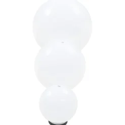 Led-pallovalaisimet 3 kpl 20/30/40 cm akryyli