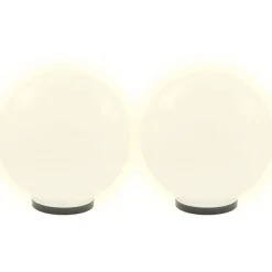 Led-pallovalaisimet 2 kpl 40 cm akryyli