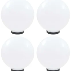 Led-pallovalaisimet 4 kpl 30 cm akryyli