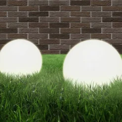 Led-pallovalaisimet 4 kpl 30 cm akryyli