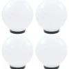Led-pallovalaisimet 4 kpl 25 cm akryyli