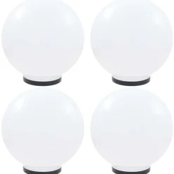 Led-pallovalaisimet 4 kpl 40 cm akryyli