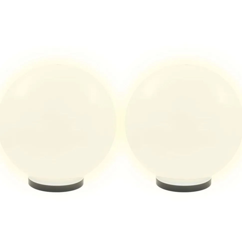 Led-pallovalaisimet 4 kpl 40 cm akryyli