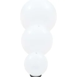 Led-pallovalaisinsarja 6 kpl 20/30/40 cm akryyli