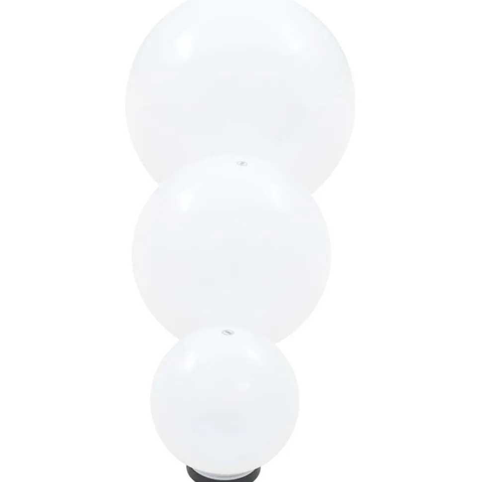 Led-pallovalaisinsarja 6 kpl 20/30/40 cm akryyli