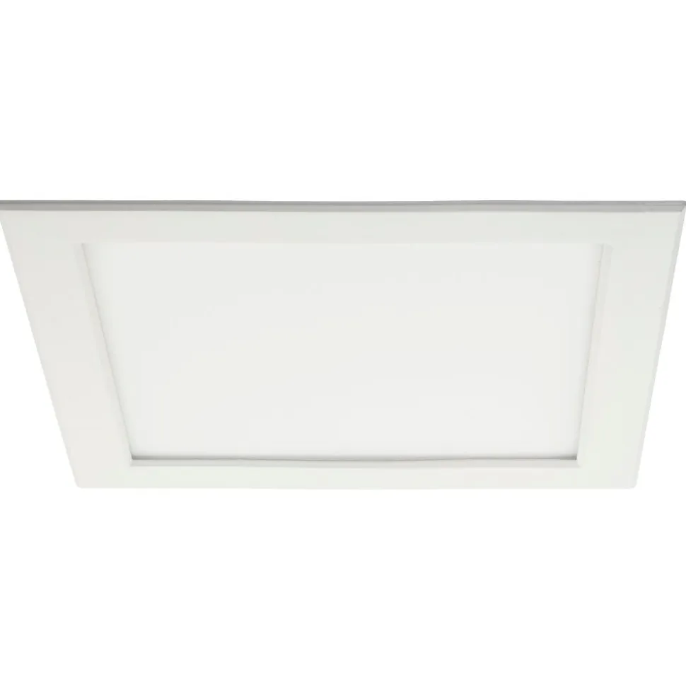 LED-paneeli Airam Flat N II, 9W/840, 120x120mm, himmennettävä, IP44, valkoinen/opaali