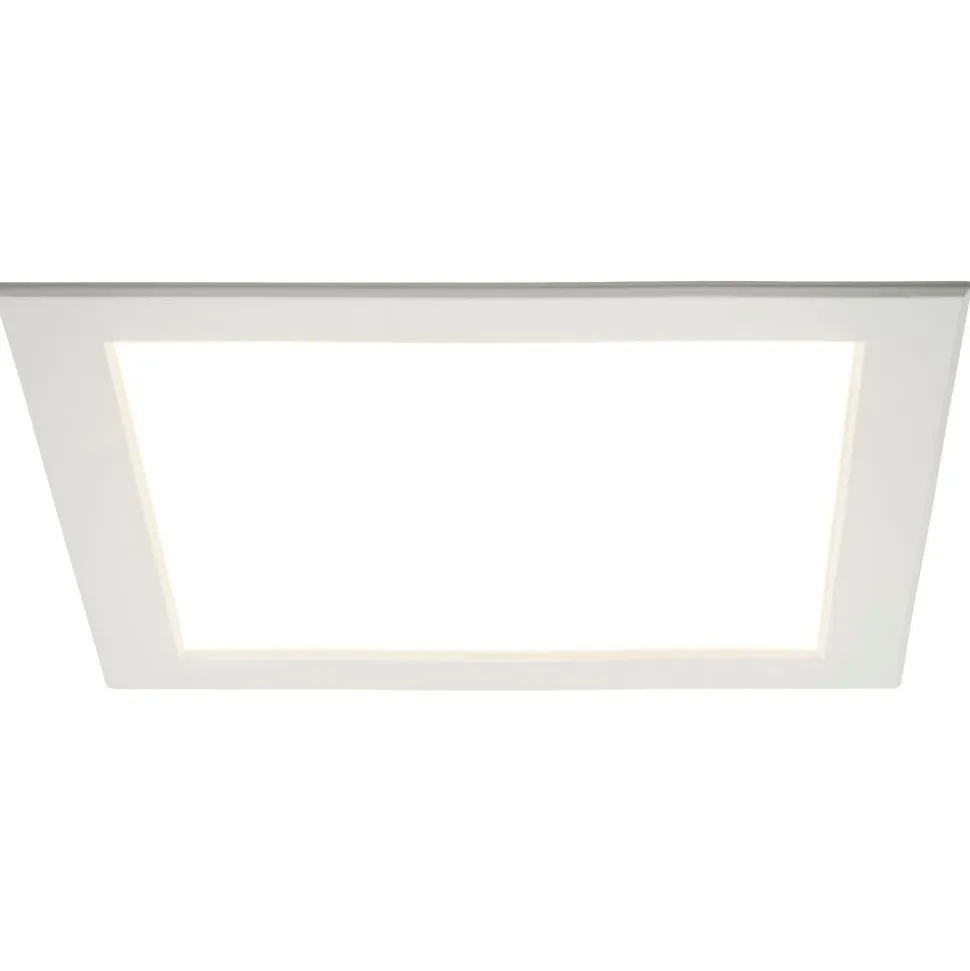 LED-paneeli Airam Flat N II, 12W/830, 175x175mm, himmennettävä, IP44, valkoinen/opaali