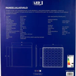 LED-paneeli LED Energie, 60x60, 40W, 4000lm, 4000K, IP20, valkoinen