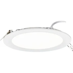 LED-paneeli Limente DRI-12 Lux Ø 168x20 mm 12W IP44 upotettava valkoinen